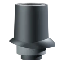 Docke PREMIUM/ Выход канализационный ИЗЛ-110/500/ Труба/ Чёрный