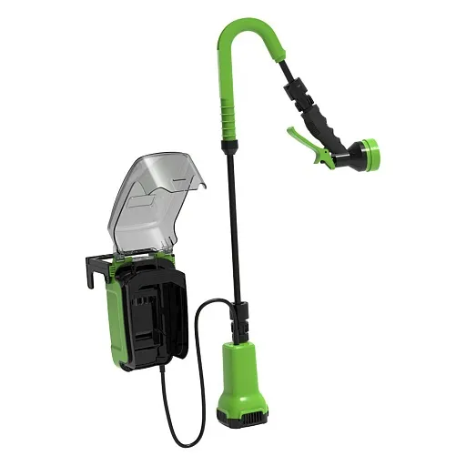 Насос аккумуляторный для полива из бочки Greenworks 24V G24SWP со шлангом 2 м и распылителем (3401007) Насос аккумуляторный для полива из бочки Greenworks 24V G24SWP со шлангом 2 м и распылителем (3401007)