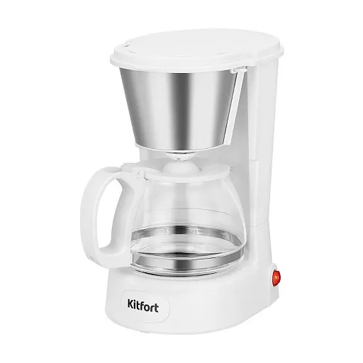 Кофеварка капельная Kitfort КТ-7631 белая Кофеварка капельная Kitfort КТ-7631 белая