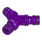 Тройник 1/2 для поливочного шланга MasterProf пластиковый (ДС.071479) Тройник 1/2 для поливочного шланга MasterProf пластиковый (ДС.071479)